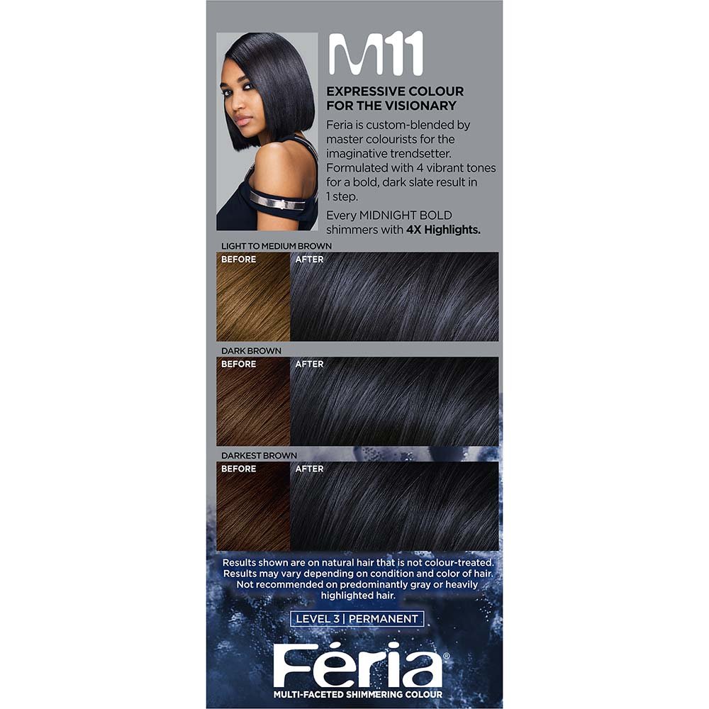 LOreal Haircolor Feria Midnight Bold Twilight Haze M11 Right 071249643662 AV6